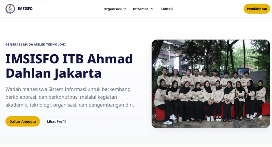 IMSISFO website interface